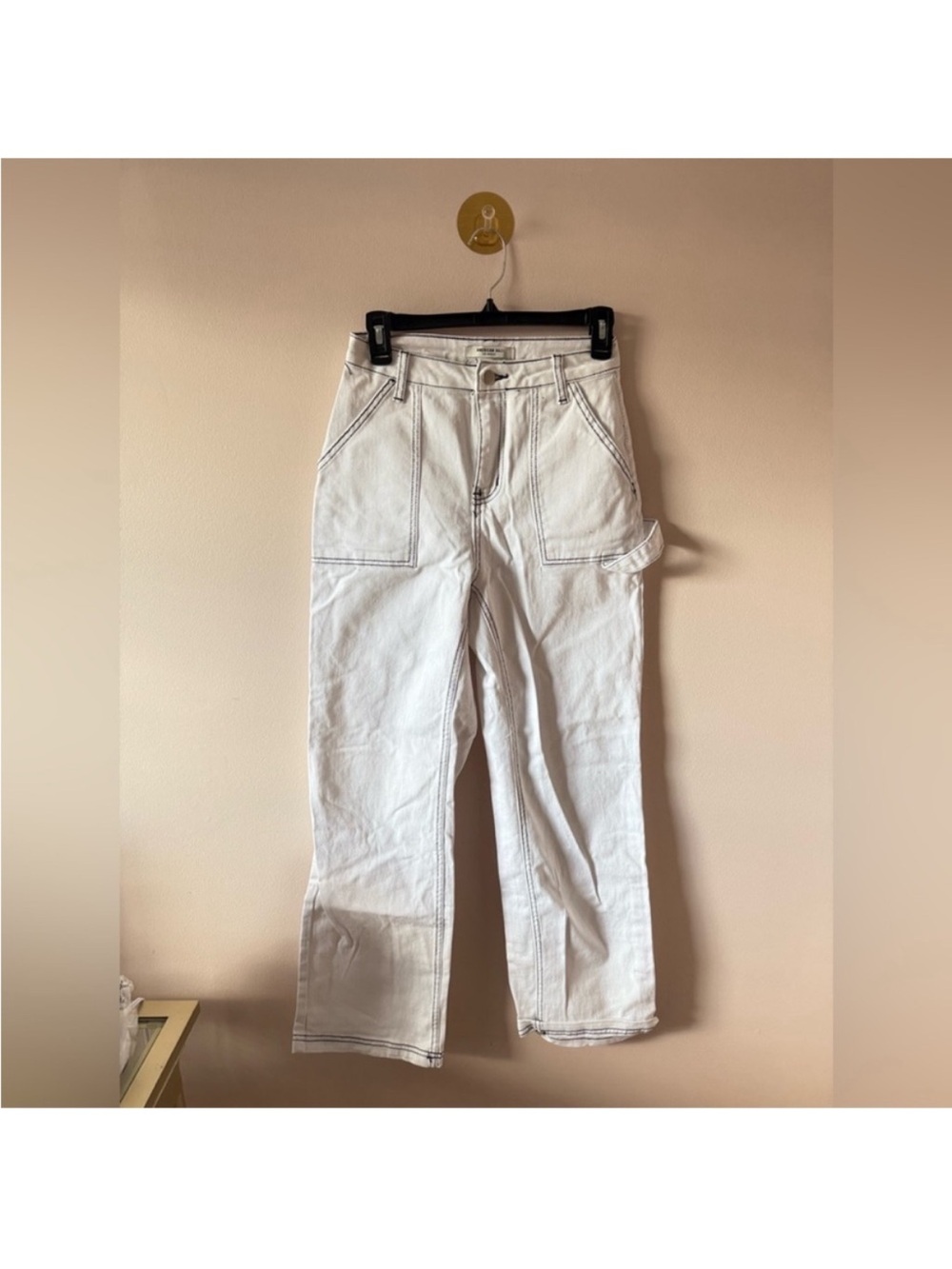 American Bazi White Denim Pants Small